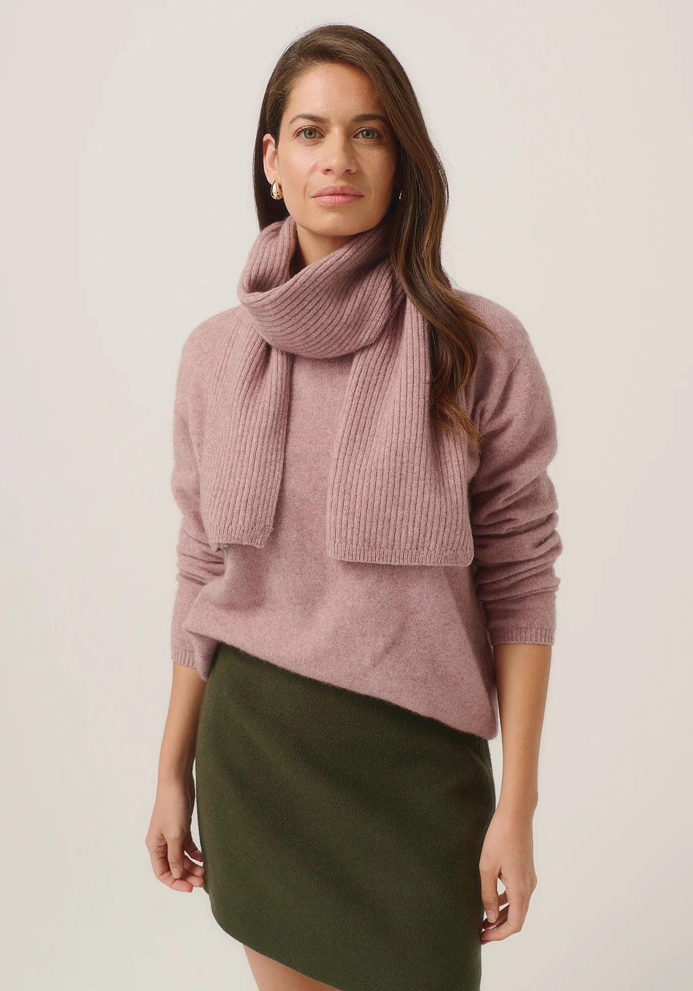 Merinomink Ribbed Scarf