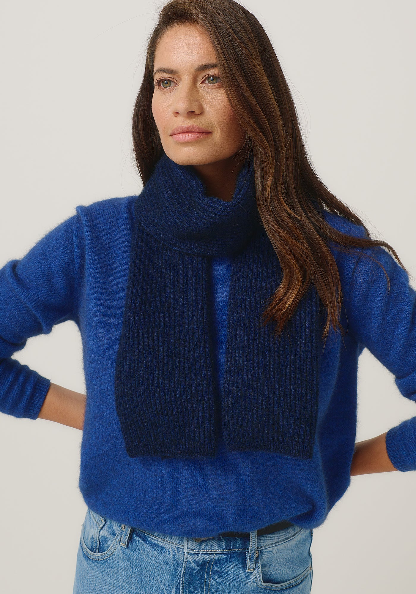 Merinomink Ribbed Scarf