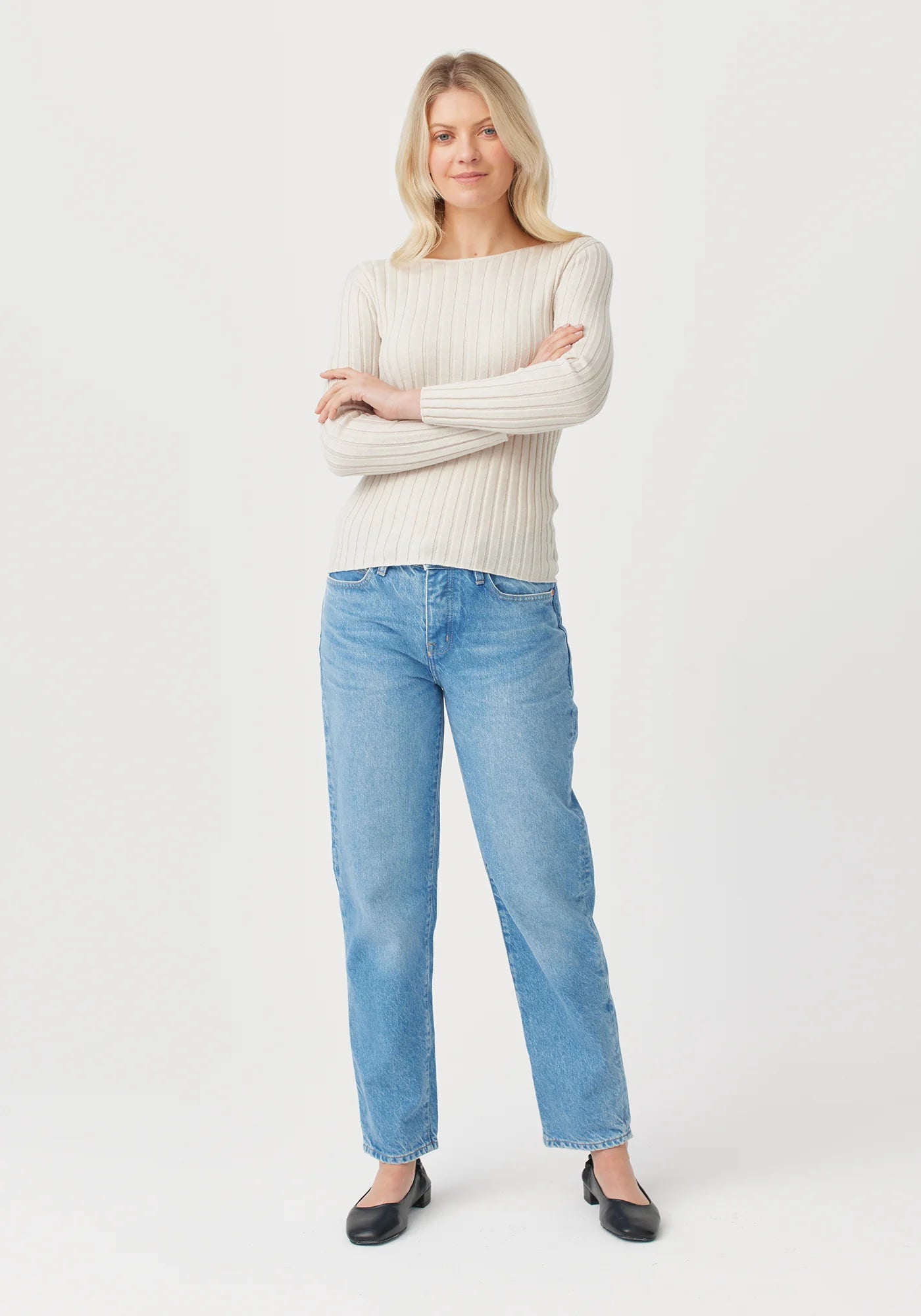 Untouched World Merino Nami Rib Crew