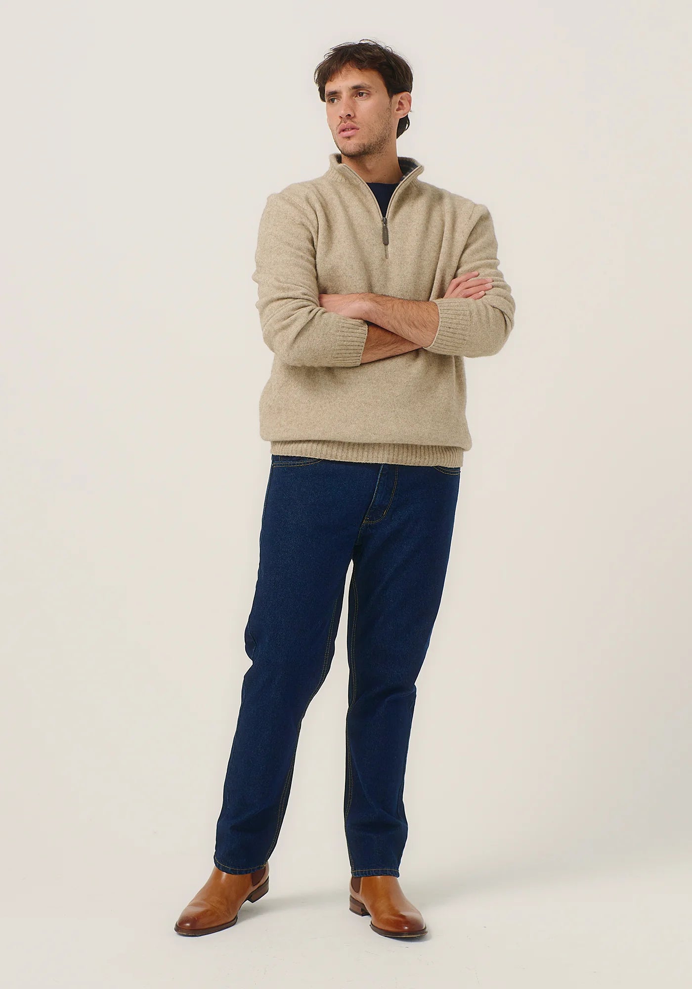 Merinomink Mens Whittaker Half Zip