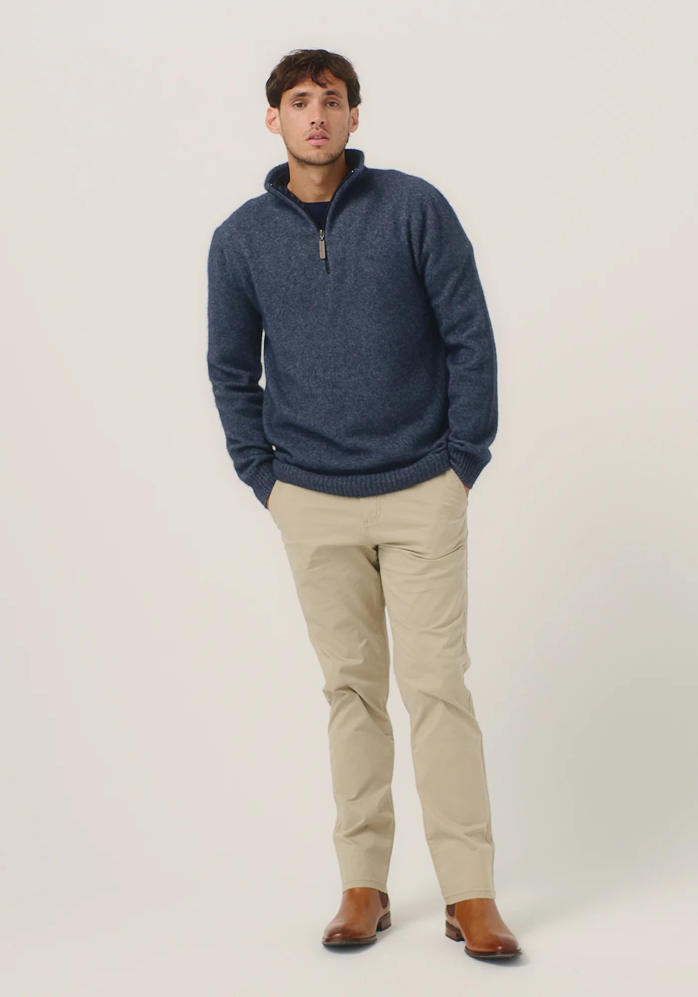 Merinomink Mens Whittaker Half Zip