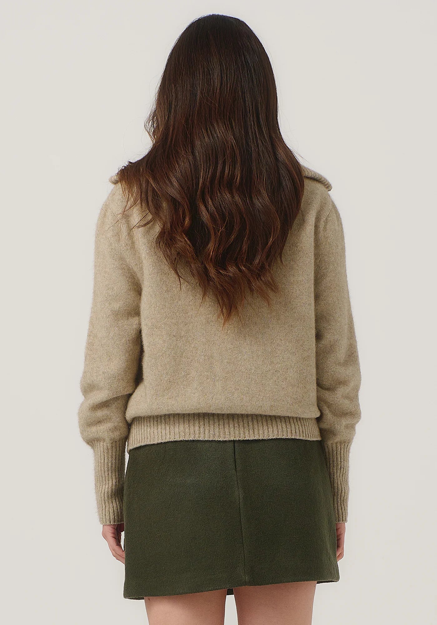 Merinomink Womens Corinne Zip Sweater