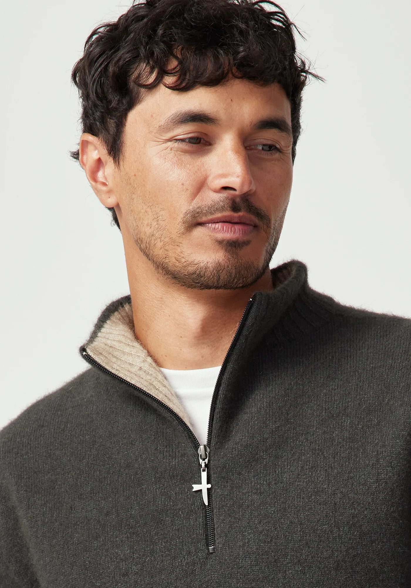 Untouched World Mens Ecopossum Estuary Half Zip