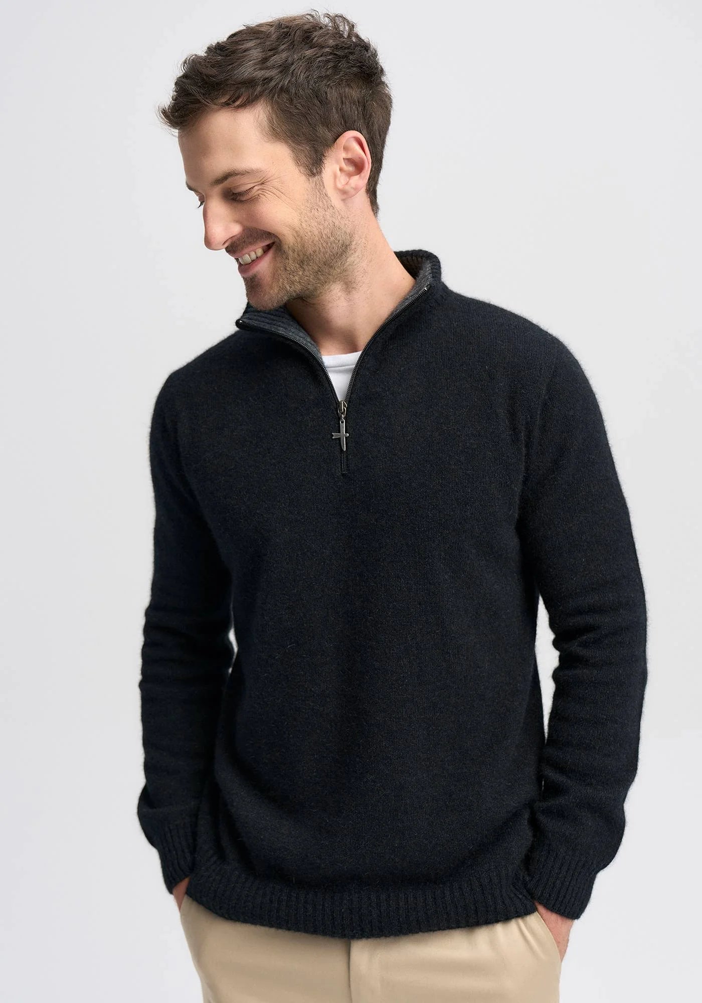 Untouched World Mens Ecopossum Estuary Half Zip