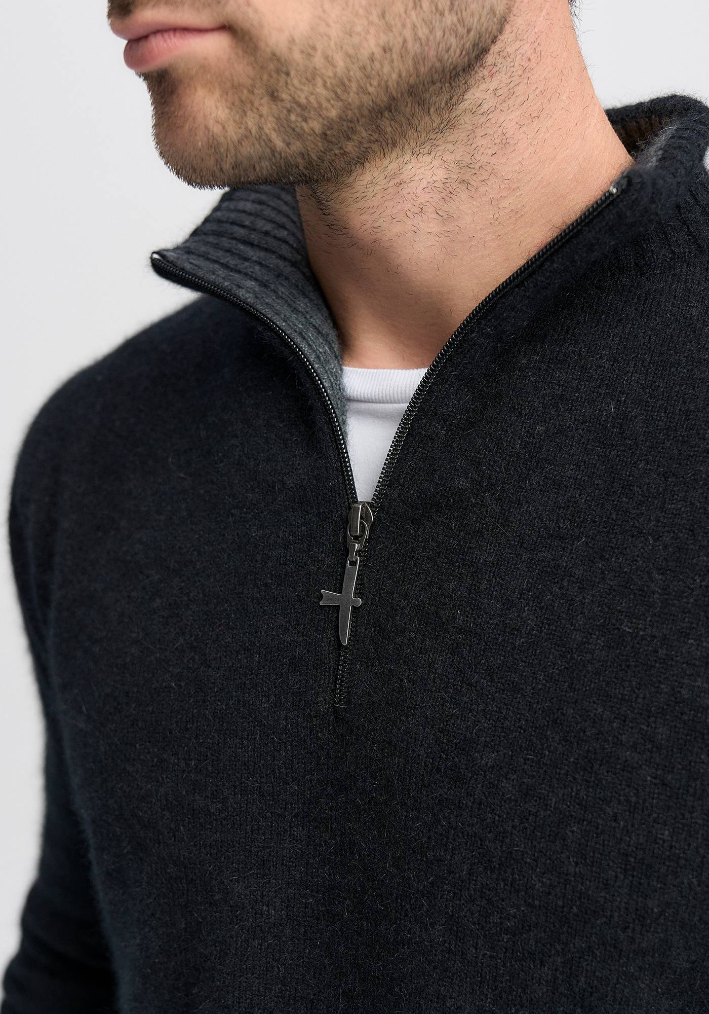 Untouched World Mens Ecopossum Estuary Half Zip