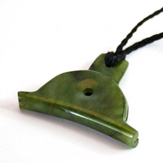 Greenstone Whistle Pendant by Moreton Jewellery