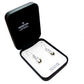 Greenstone Silver Twist Earrings by Moreton Jewellery Boxed