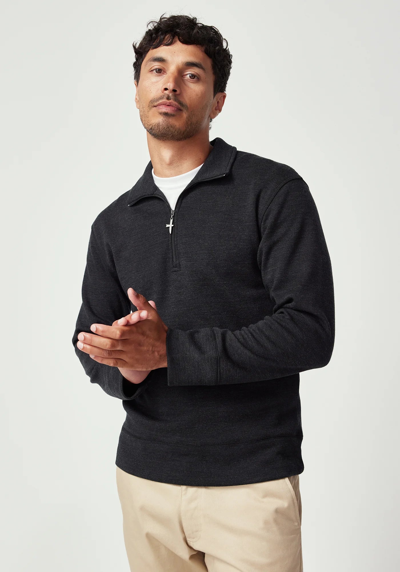 Untouched World Mens Mountainsilk Sport Half Zip