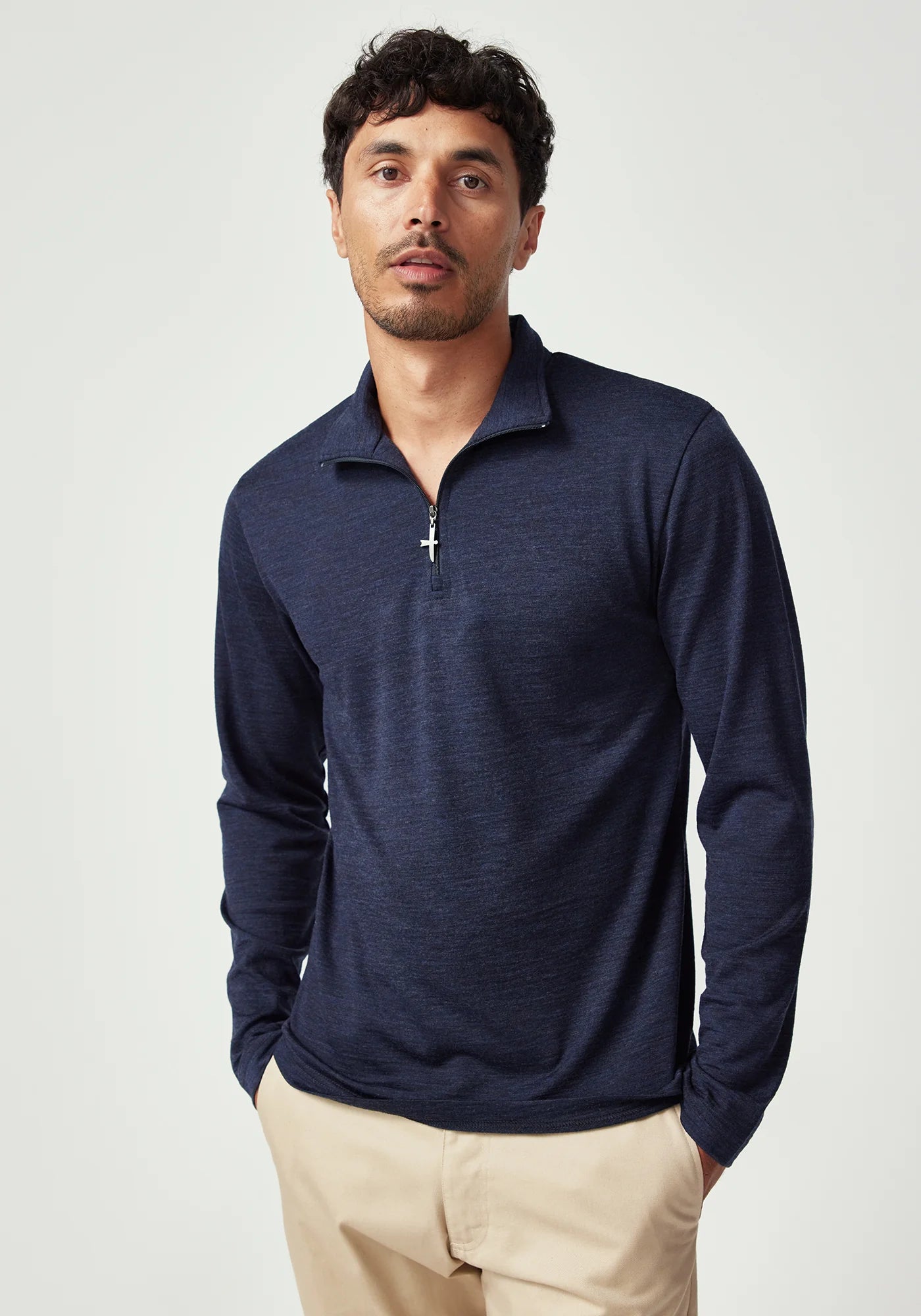 Untouched World Mens Merino Pua Zip Shirt