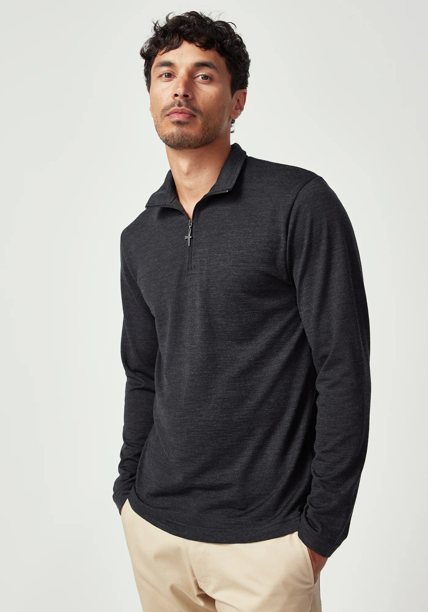Untouched World Mens Merino Pua Zip Shirt