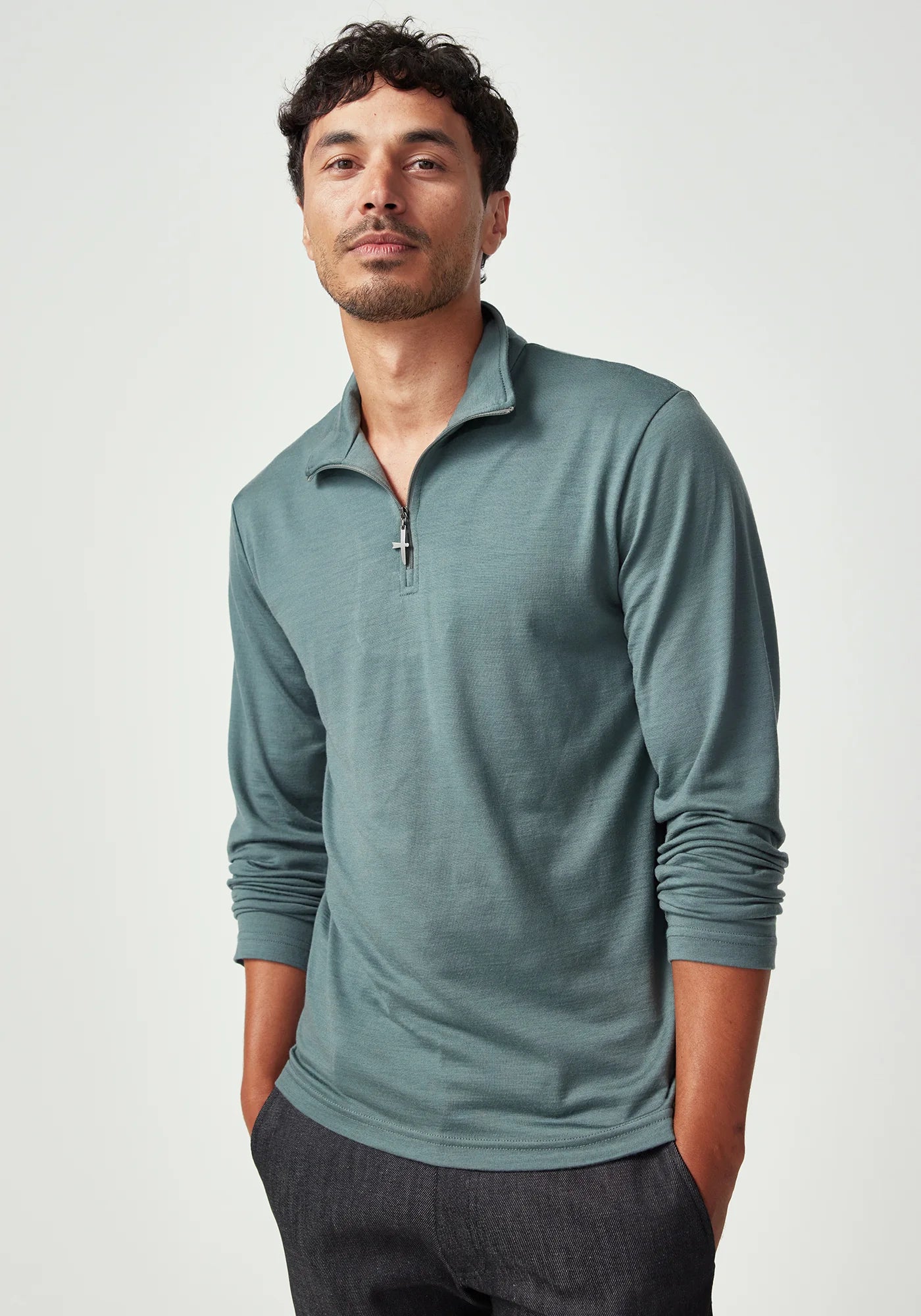 Untouched World Mens Merino Pua Zip Shirt