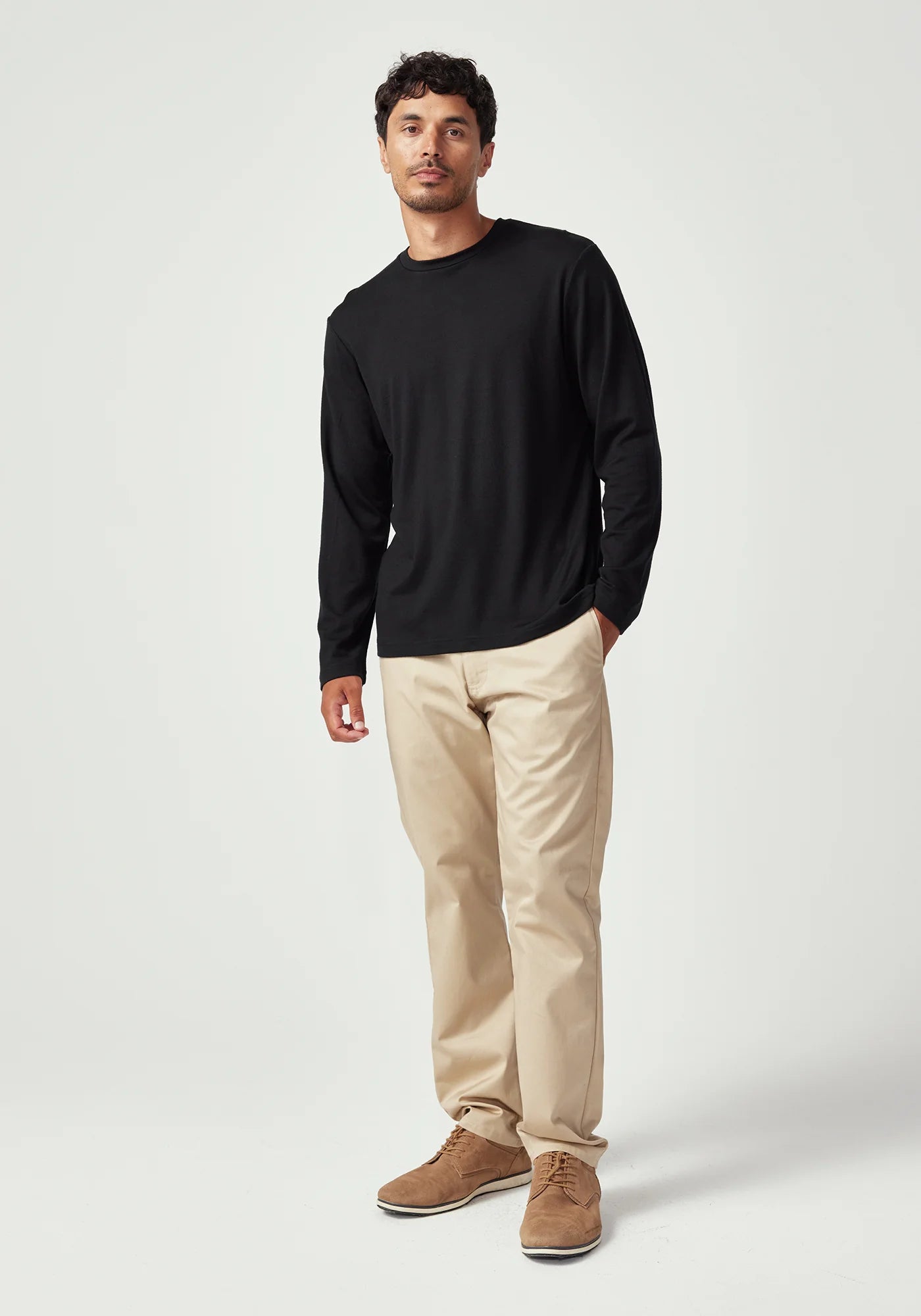 Untouched World Mens Classic Mountainsilk Crew