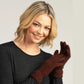 Merino Wool & Possum Fur Gloves by Merinomink Cinnabar 2