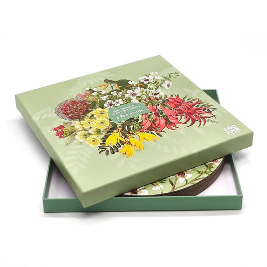 New Zealand Native Botanicals Boxed Placemats - Set Of 6