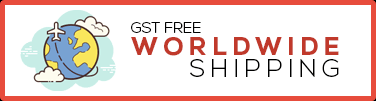 GST Free Worldwide Shipping