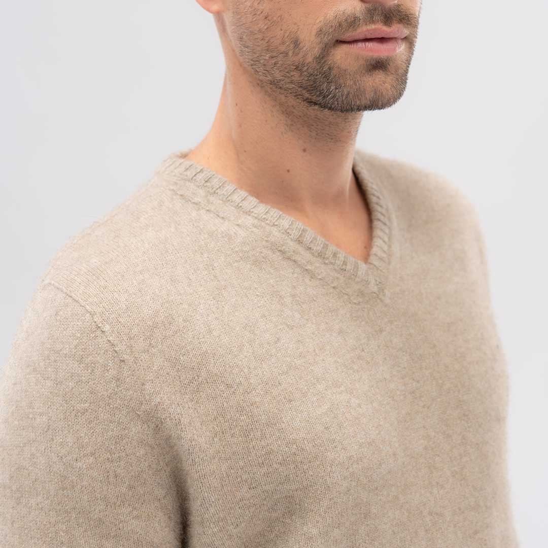 Merinomink Mens Ali V Sweater