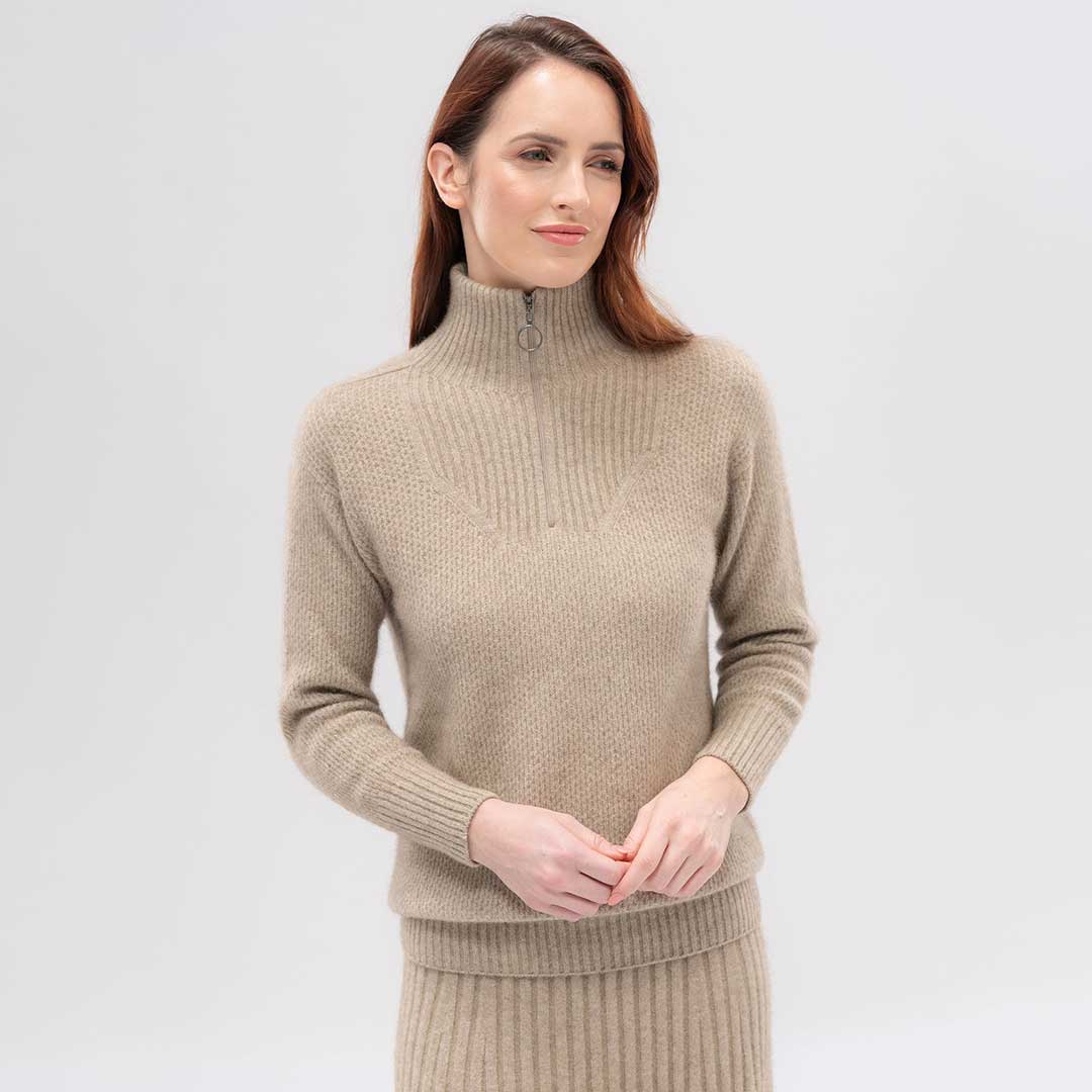 Merinomink Seraphina Zip Sweater