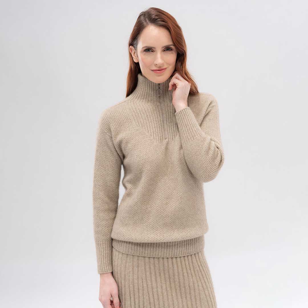 Merinomink Seraphina Zip Sweater