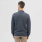 Merinomink Men's Contrast Half Zip Sweater