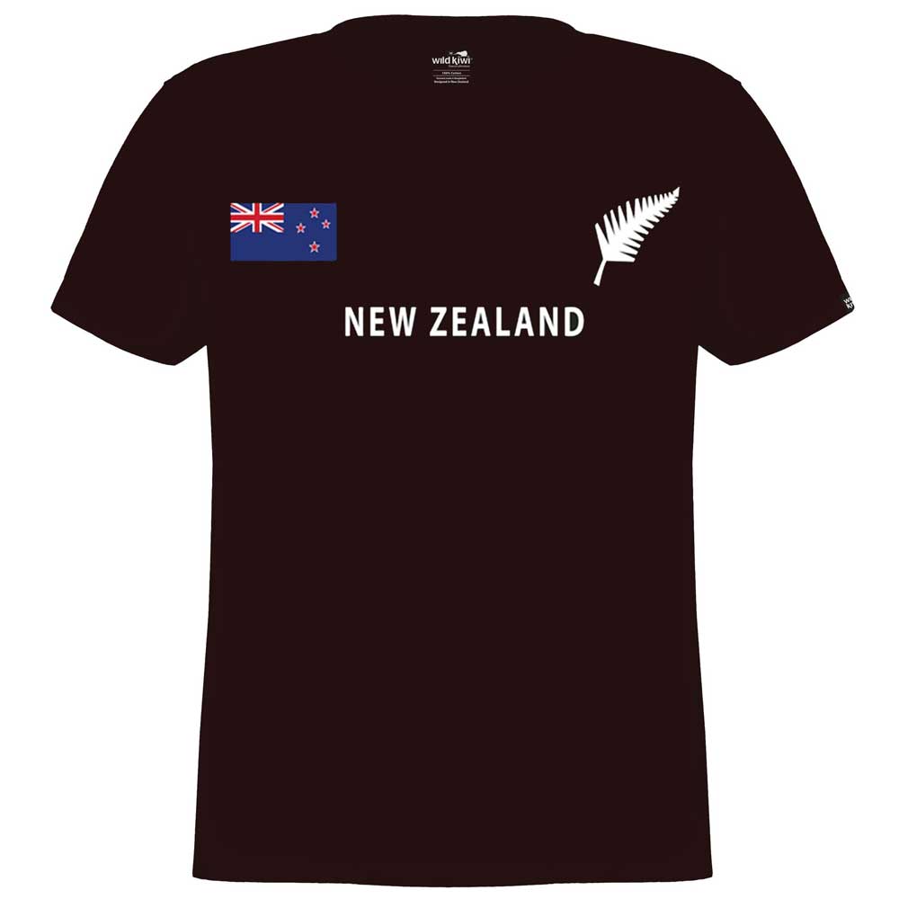 Wild Kiwi Embroidered Flag Men's T-Shirt