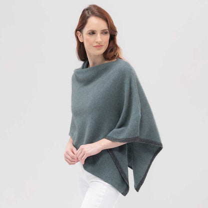 Merinomink Two Tone Poncho 10 Colours