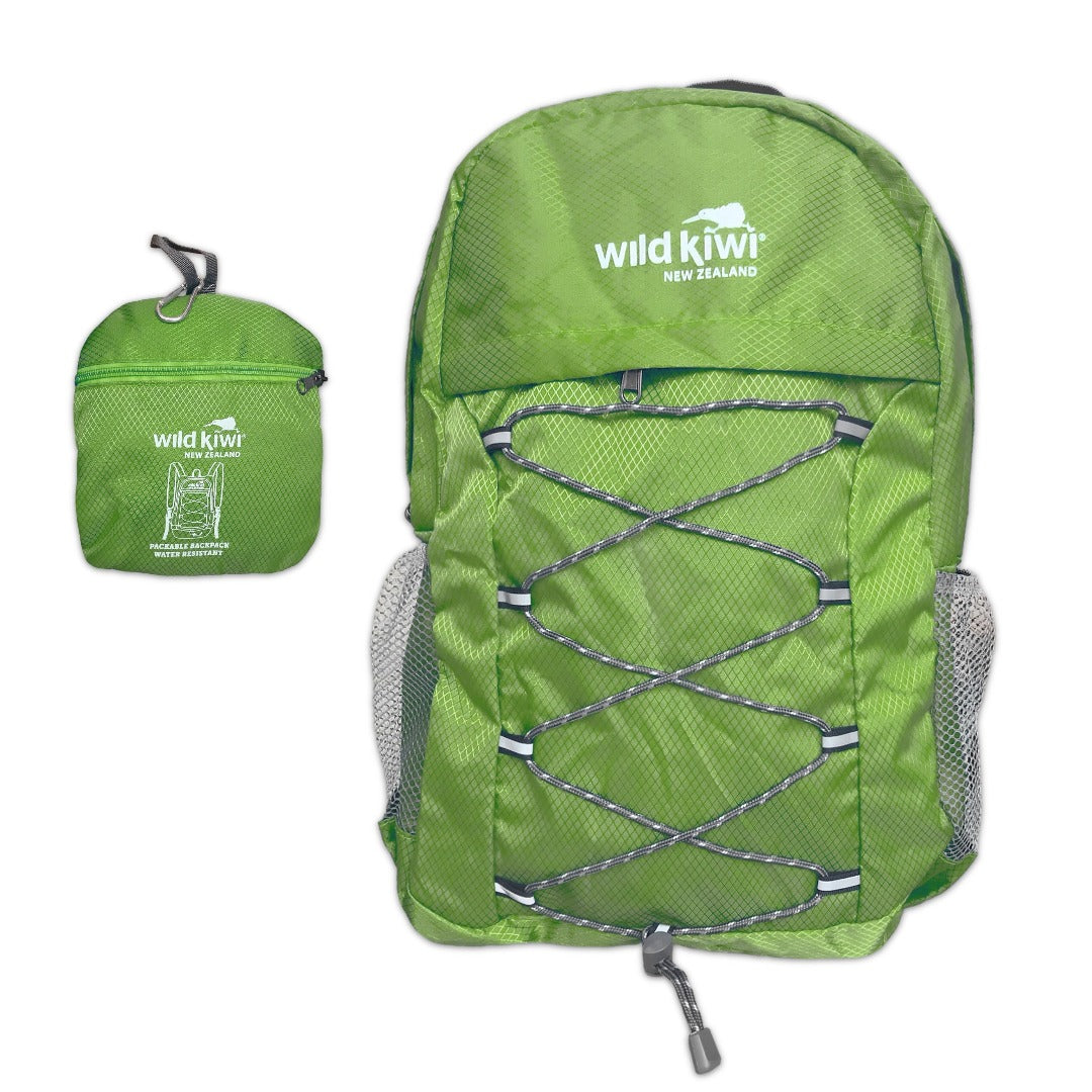 Wild Kiwi Pocket Pack Packable Backpack Citrus