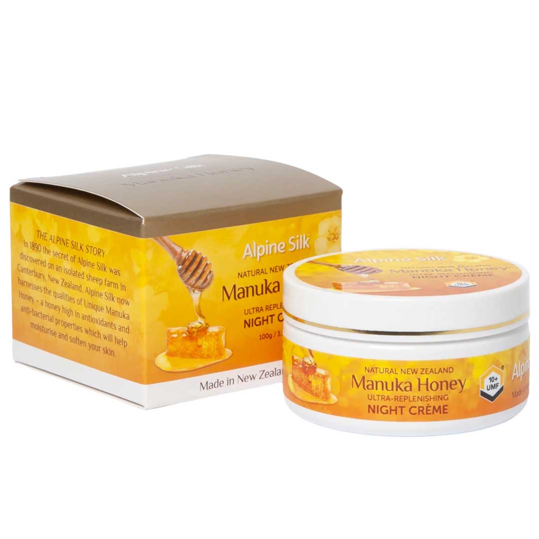 FREE Alpine Silk Manuka Honey Ultra Replenishing Night Creme
