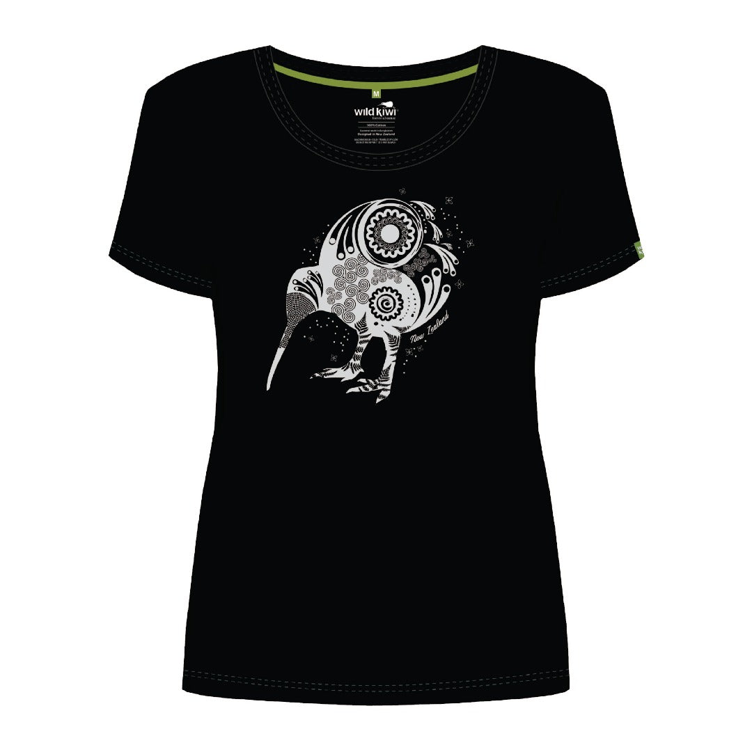 Wild Kiwi Silver Kiwi Design Women's T-Shirt