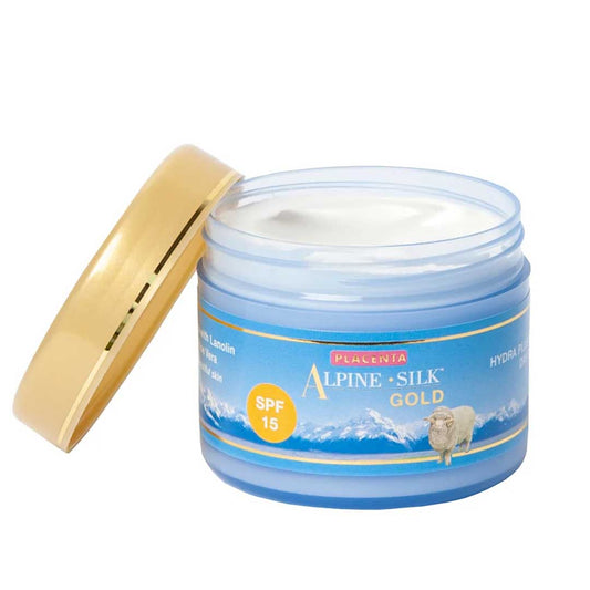 FREE Alpine Silk Gold Hydra Plus Replenishing Placenta SPF15+ Day Creme 100g