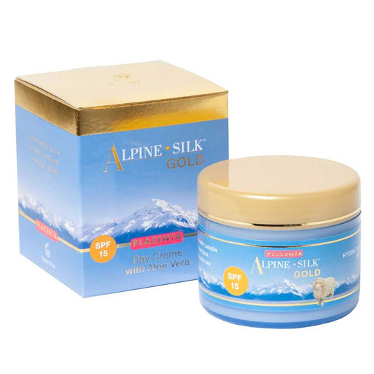 FREE Alpine Silk Gold Hydra Plus Replenishing Placenta SPF15+ Day Creme 100g