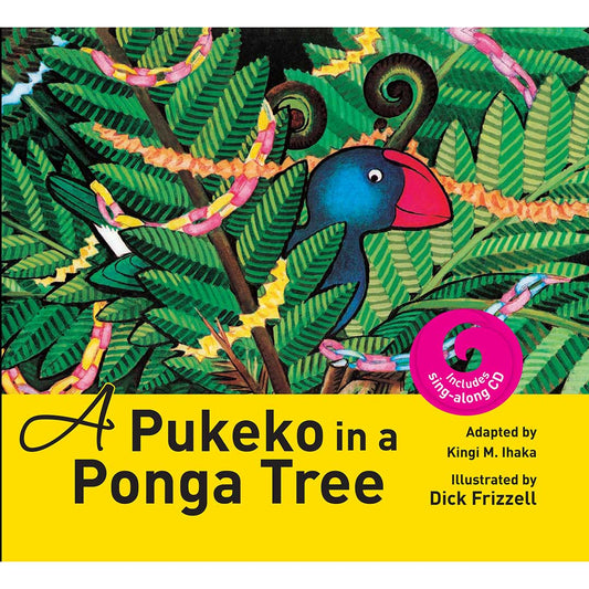 A Pukeko In a Ponga Tree with CD