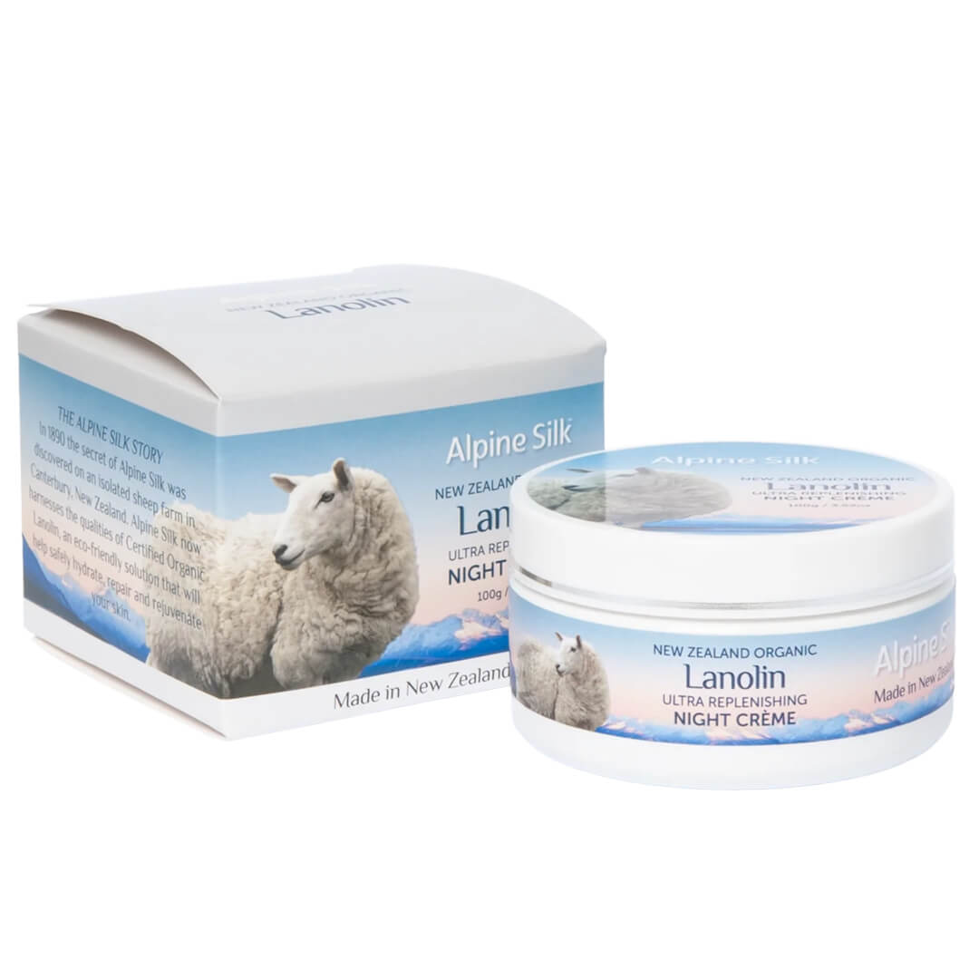 Alpine Silk Organic Lanolin Ultra Replenishing Night Creme