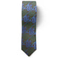 Aotearoa Maori Design Tie - Blue Flat
