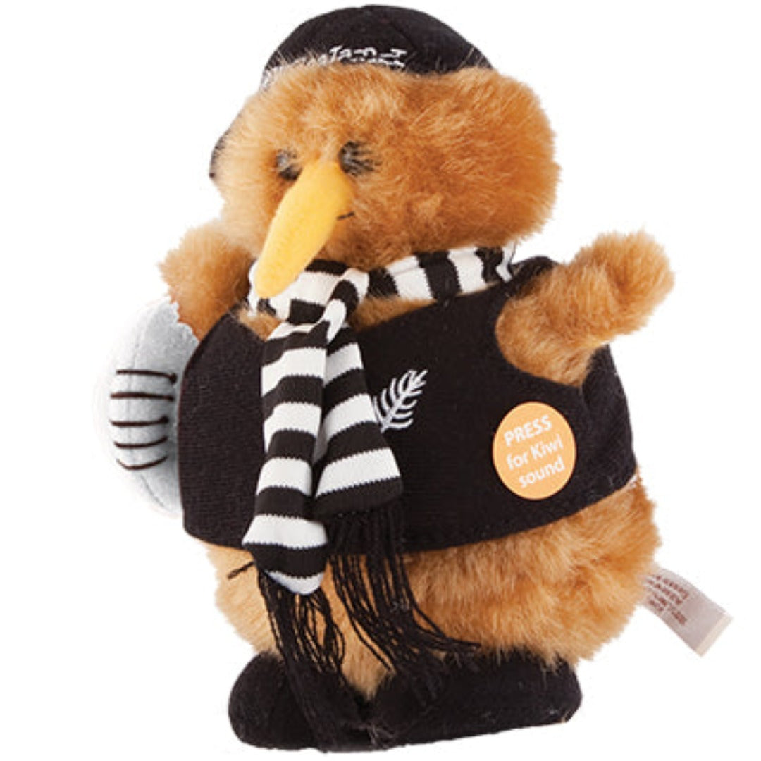 Kiwi & Friends Rugby Kiwi with Scarf and Ball with Sound 15cm