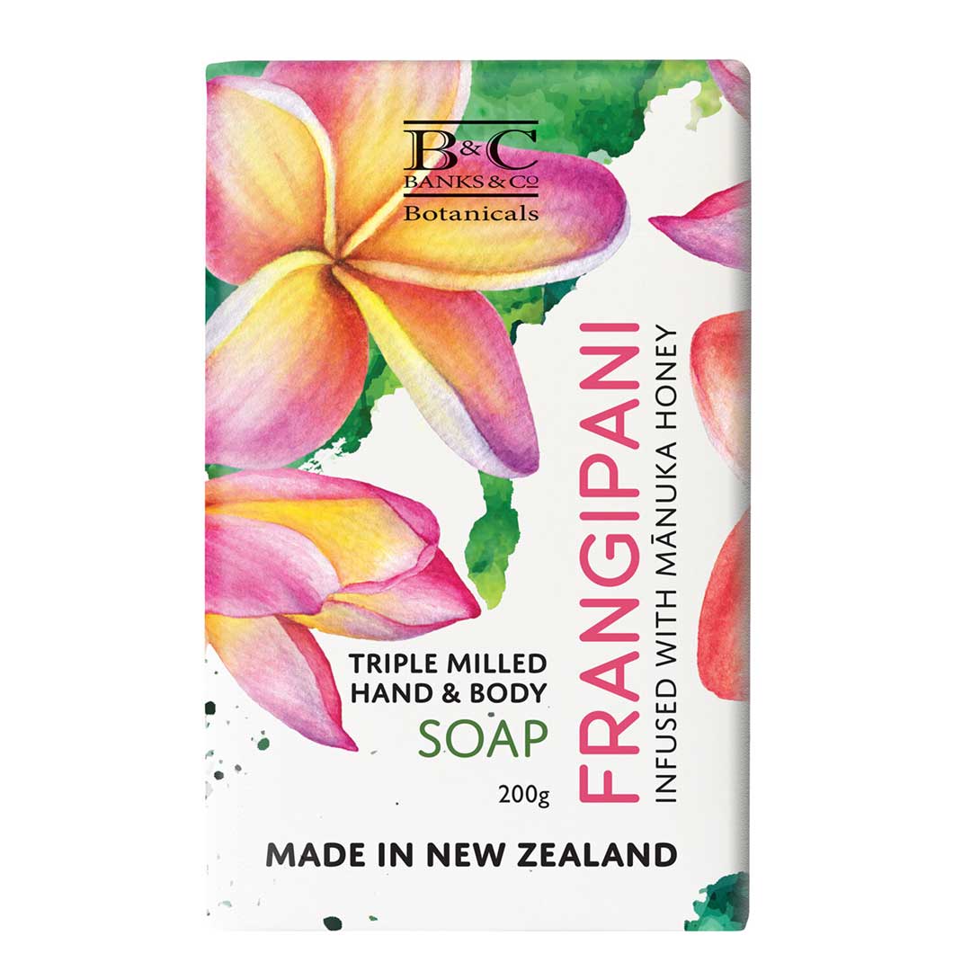 Banks & Co Skincare Frangipani & Lime Luxury Soap 200g