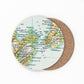 Vintage Map Coasters - 4 Regions - Hawkes Cook Strait