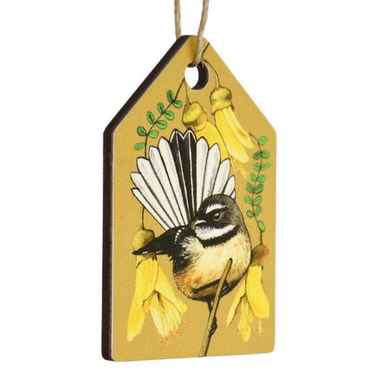 Eco Christmas Decoration Fantail on Gold
