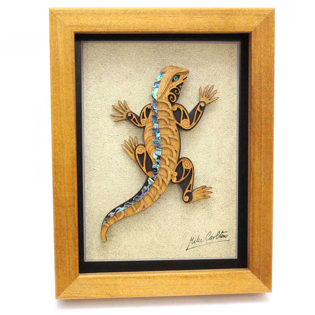 Framed Tuatara Lizard