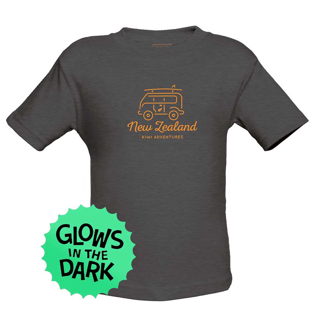 Glow In The Dark Childrens New Zealand Kombi T-Shirt