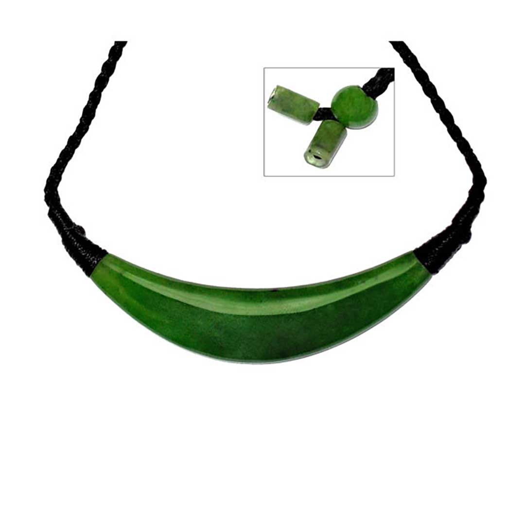 Jade Curve Pendant