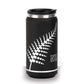 Kiwi Pride Reusable Insulated Silver Fern Travel Mug Front