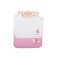 Kiwi & Friends Baby Freshly Hatched Bibs Twin Pack Pink White