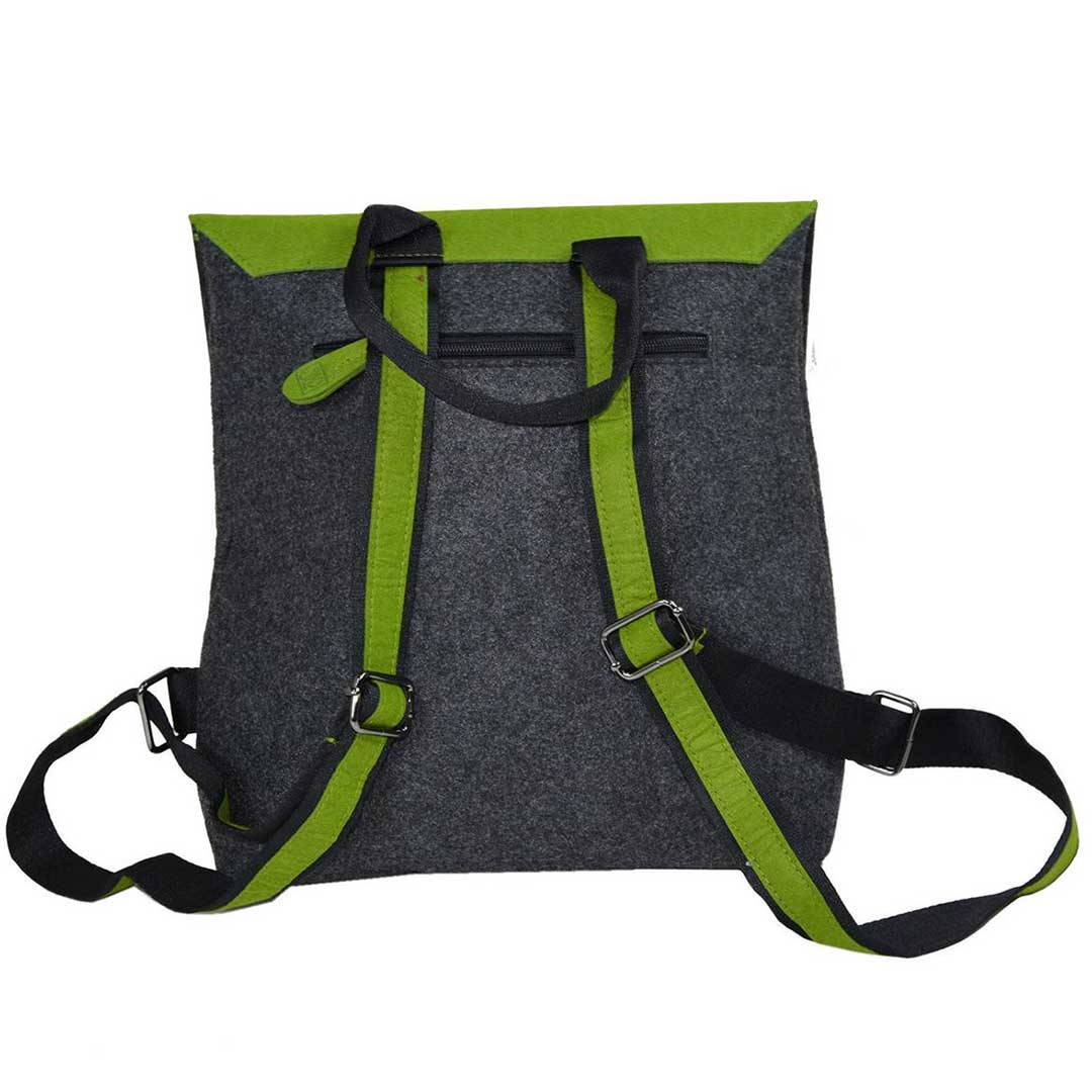 Koru Ecofelt Backpack Jo Luping Back