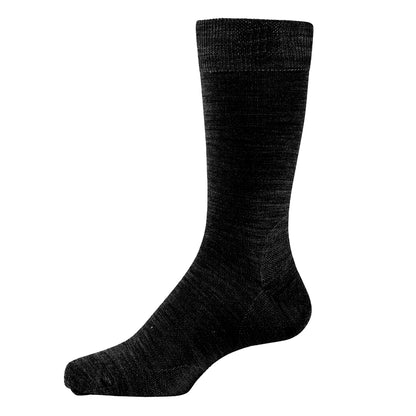 Mens Plain Merino Socks by Duthie & Bull Charcoal