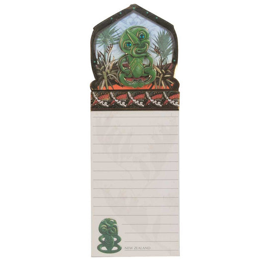 Magnetic Notepad - Tiki with Gold Foil Design