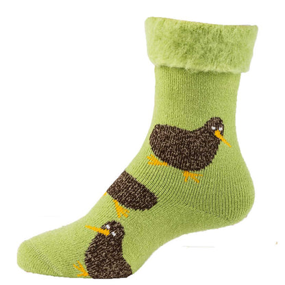 New Zealand Kiwi Bed Sock Emerald
