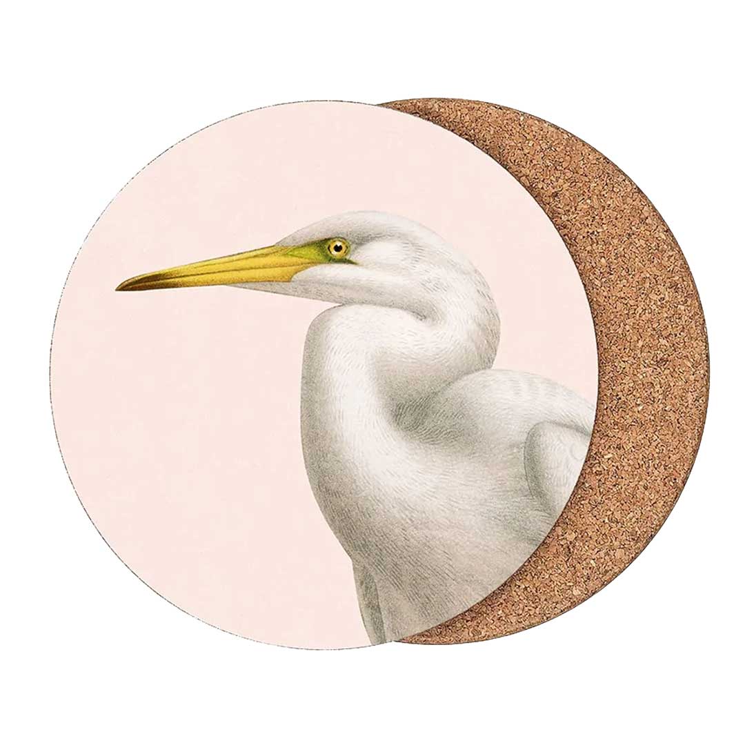 New Zealand Native Bird Mix'n'Match Coasters Heron