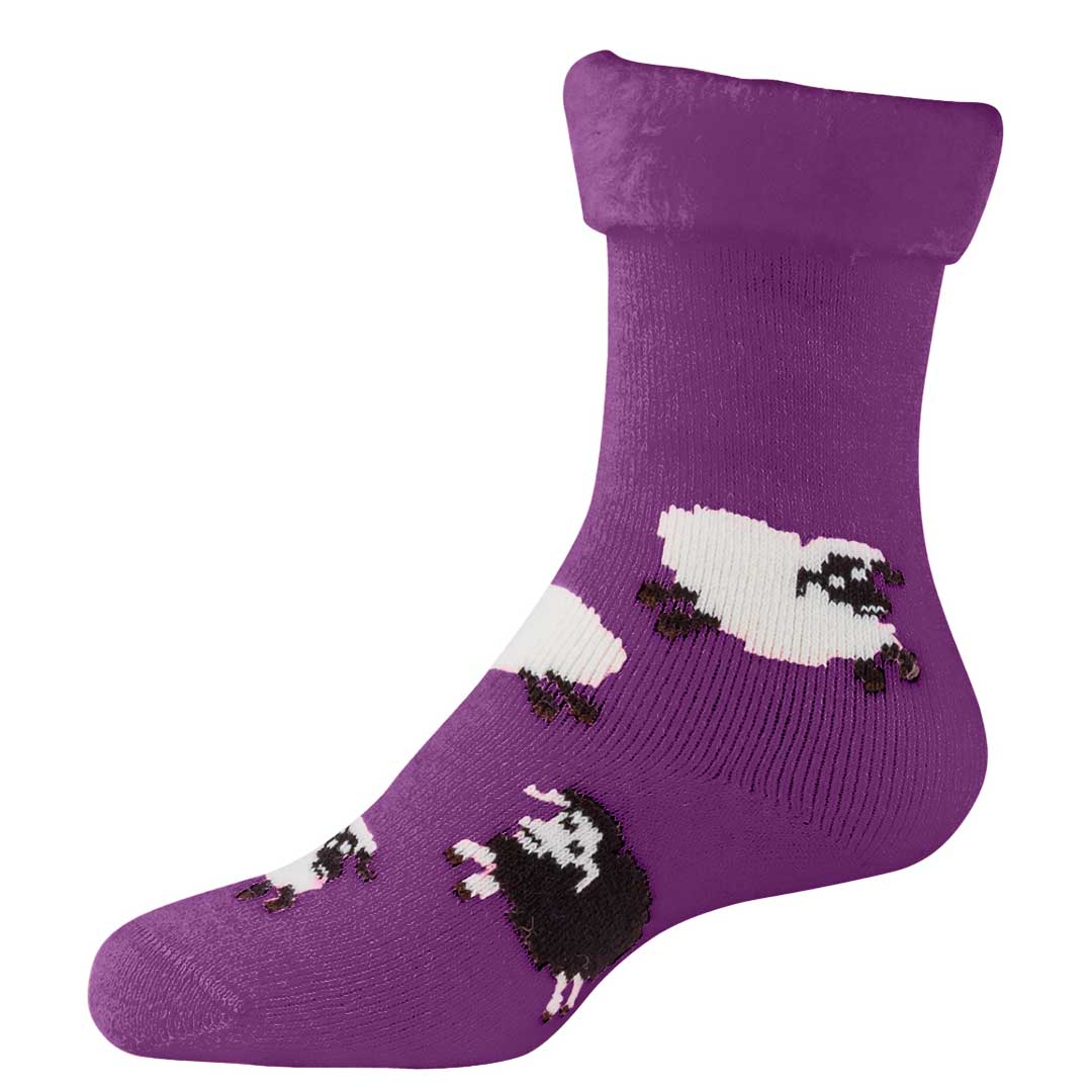 New Zealand Sheep Bed Sock purple