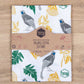 Organic Cotton Tea Towel - Kokako
