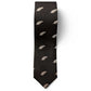 Sander Silver Fern Design Tie Flat